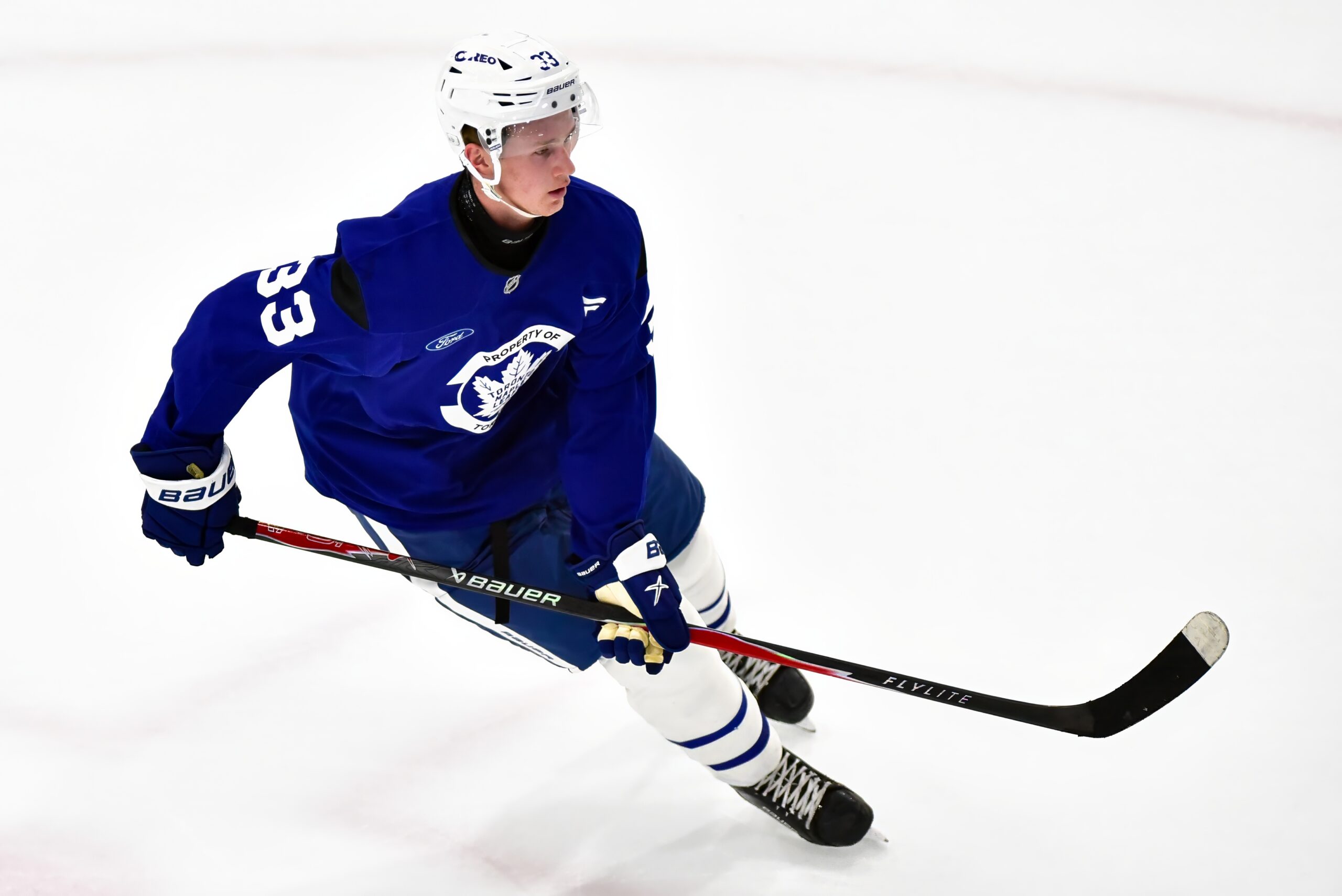 Maple Leafs’ Tinus Luc Koblar discusses World Championship success at Toronto’s development camp